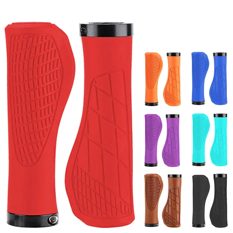Fahrrad Griffe Gummi Mountainbike Lenker Abdeckung Manschetten Stoßdämpfer Anti Slip Fahrrad Griffe Grip MTB Manschetten Fahrrad Griff Faust Teil