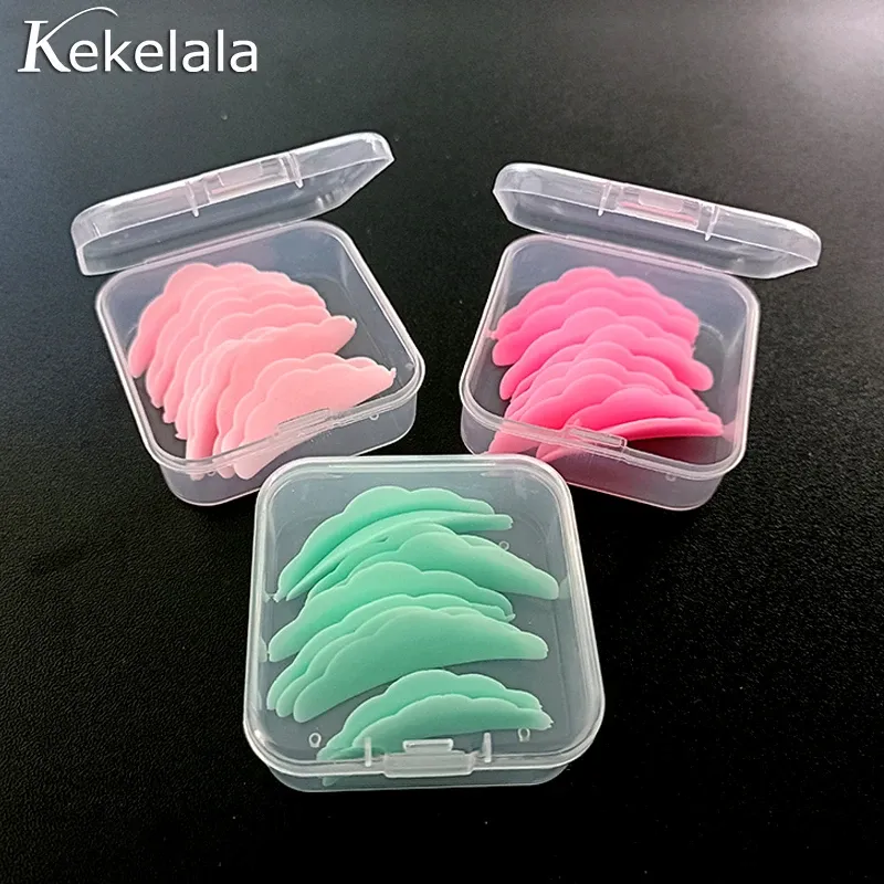 10Pcs Wiederverwendbare Wimpern Lifting Kit Silikon laminierung Pad Wimpern Dauerwelle Stangen 3D Wimpern Verlängerung Curler Pad Make-Up-Tool