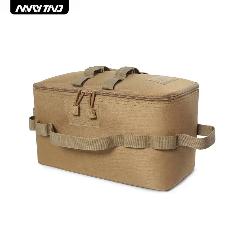 Outdoor Werkzeug Taschen Camping Gas Tank Lagerung Tasche Große Kapazität Boden Nagel Gas Kanister Picknick Kochgeschirr Multifunktions Kit Taschen