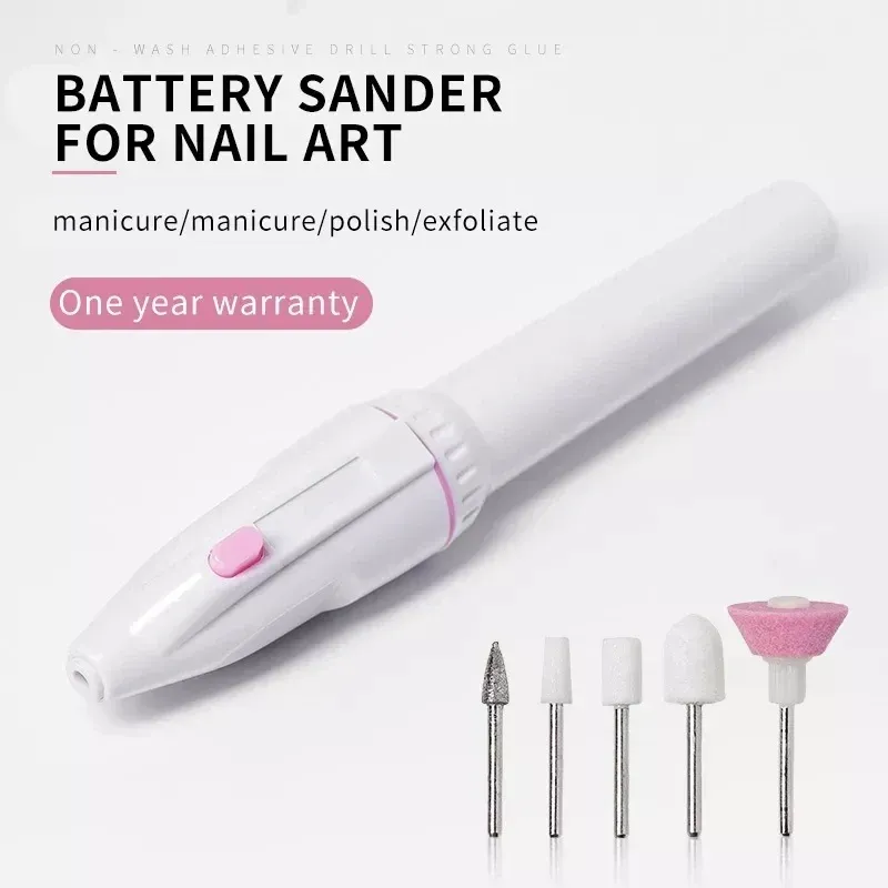 Nagel Polierer MINI Elektrische Nagel Bohrer Kit Maniküre Pediküre Schleifen Polieren Nail art Schleif Datei Stift Werkzeuge Maschine