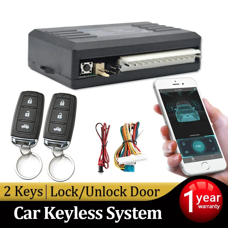 Universal Auto TĂŒrschloss Stamm Release Keyless Entry System Zentralverriegelung Kit Fernbedienung Auto Zubehör Mit Bluetooth