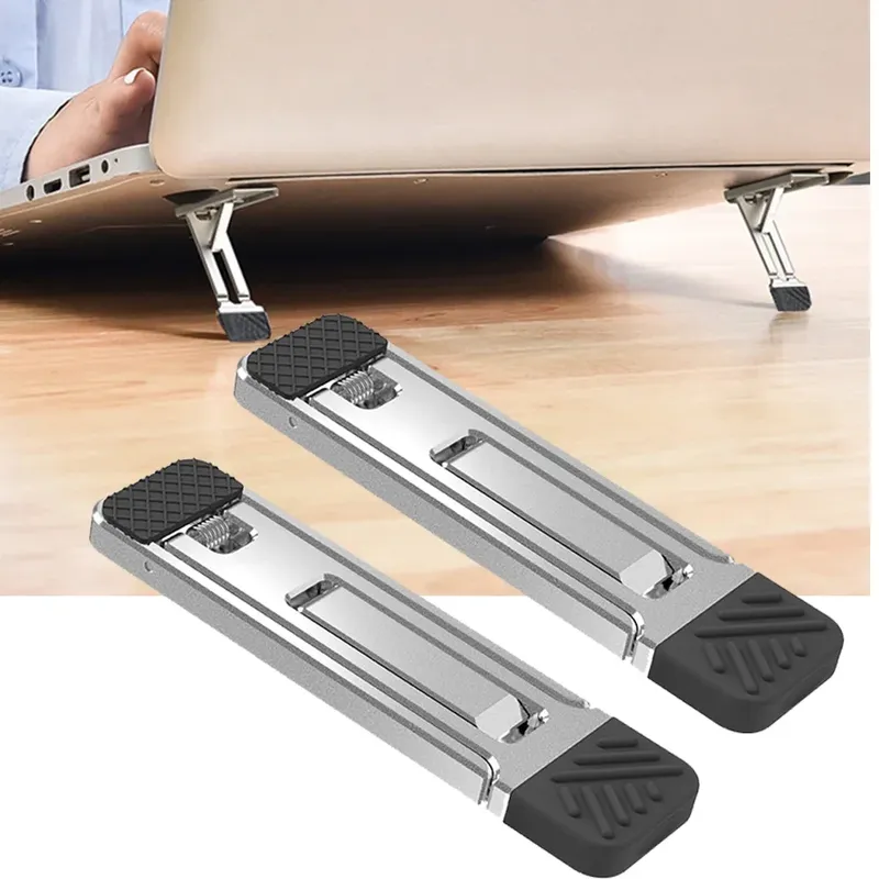 Tragbarer Mini-Laptop-Ständer, hochwertige Notebook-Halterung aus Aluminiumlegierung, Wärmereduzierung, beliebter Laptop-Halter