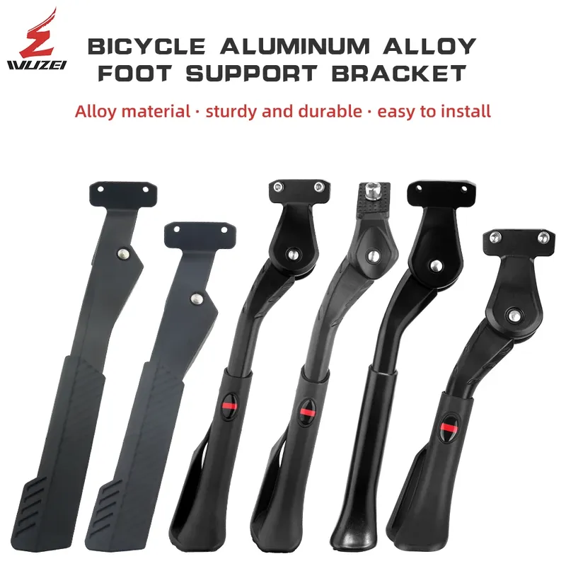 Fahrrad Halter Fußstütze Einstellbare MTB Schnee Klapp Fahrrad Ständer Park Rack Unterstützung Side Kick Ständer Fuß Brace Radfahren Teile