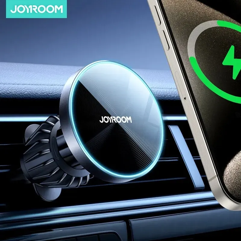 Joyroom Magnetische Autotelefonhalterung, kabellos, schnelles Autoladegerät für iPhone, 15 W, magnetische Autotelefonhalterung, kabellos