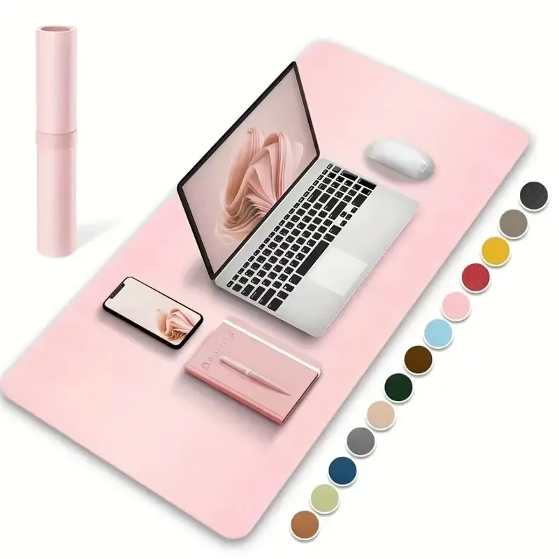 1 Stück große Größe 60 * 30 mm Büro-Schreibtisch-Schutzmatte PU-Leder wasserdichtes Mauspad Desktop-Tastatur Schreibtischunterlage Gaming-Mauspad