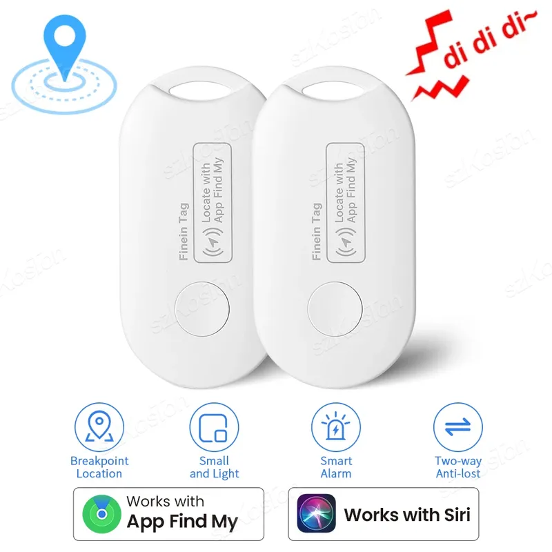 Smart Tag Global Locator Mini GPS Tracker Funktioniert mit iOS Find My APP Anti-Lost Finder Locator für Schlüssel Geldbörse Auto Gepäck