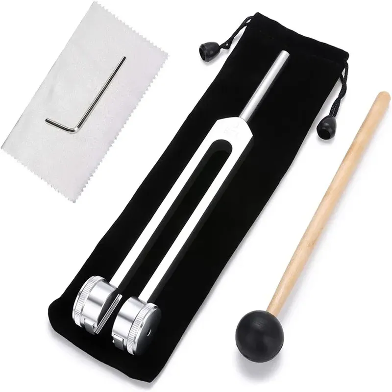 128 Hz Stimmgabel Set gewichtete bio akustische Stimmgabel zur Heilung von Chakra, Klang therapie, Stress abbau