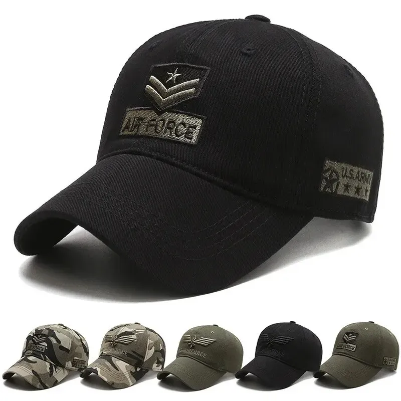 Vier Jahreszeiten Hutsmen trend ige Hatskorean Casual Hatsspring und Herbst Outdoor Sunhatscamouflage Sonnenschutz Herren Baseball mützen