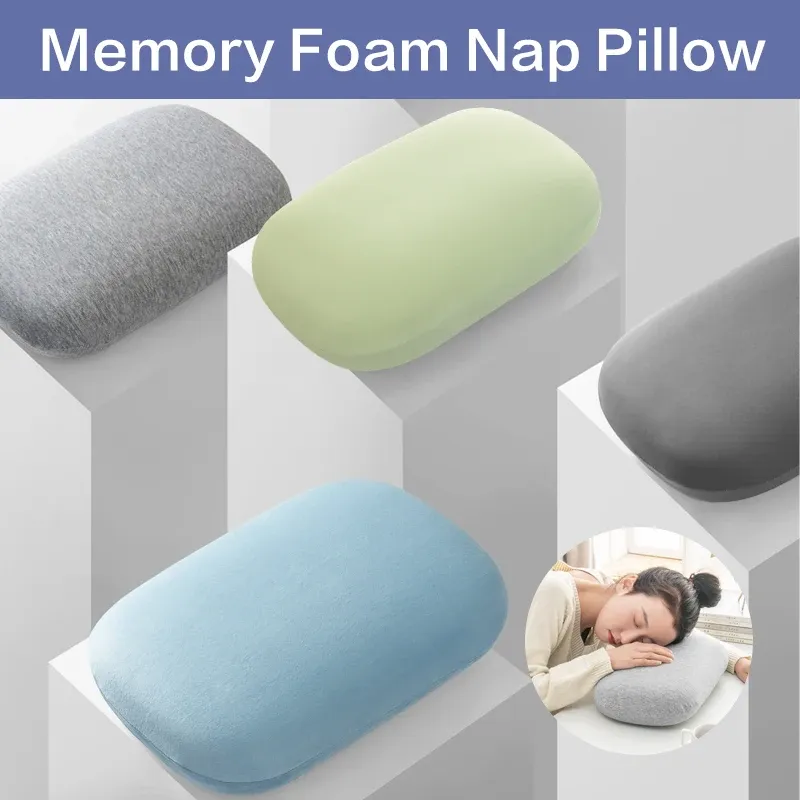Multifunktionales Nackenkissen aus Memory-Schaum, langsamer Rückprall, weiches Reisekissen zum Schlafen, Zervikale Gesundheit, Massage, Nickerchenkissen
