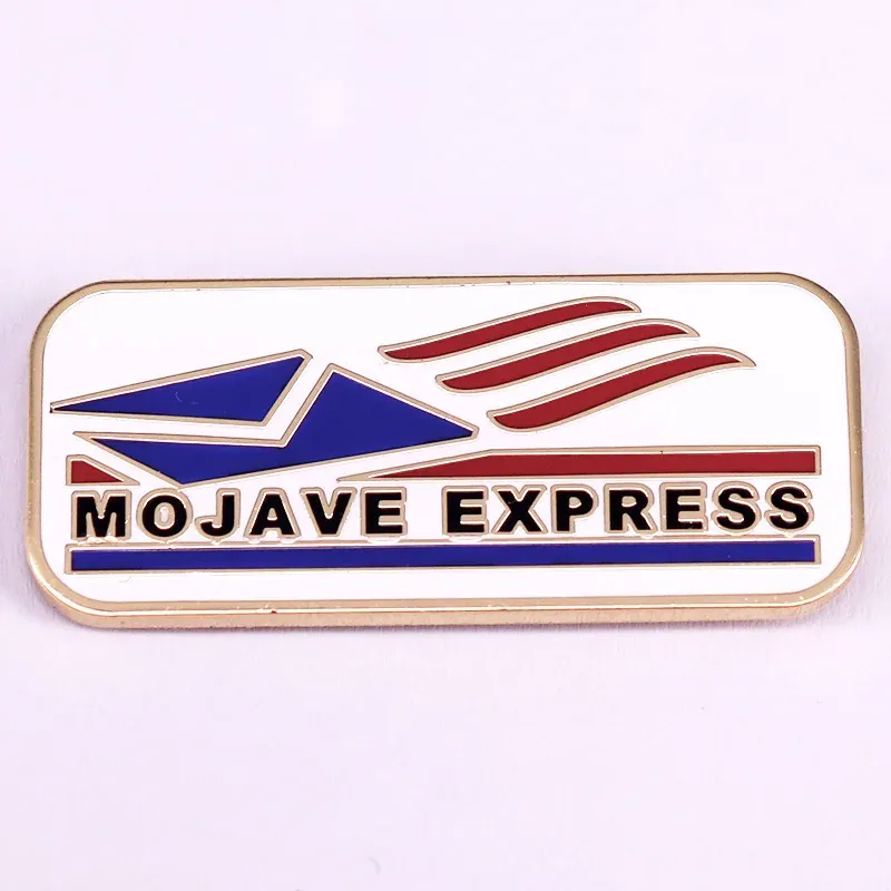 Mojave Express Logo Abzeichen RPG Spiel Falloout-Emaille Pin Gamer Schmuck Geschenk