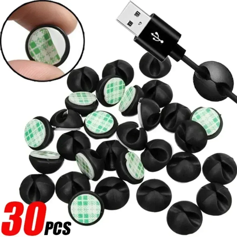 Auto Armaturenbrett Datenkabel Clip Selbstklebende USB Linie Hub Draht Halter Befestigungs Klemme Büro Schreibtisch Draht Organizer Zubehör