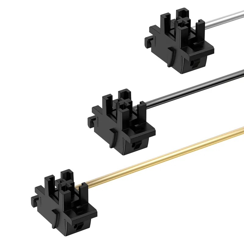 DUROCK Plate Mount Stabilisatoren V3, innovativer vorgeschnittener Vorbau für minimale Wire Wobble 2U 6,25U 7U Plate Keyboard Stabilisatoren V3