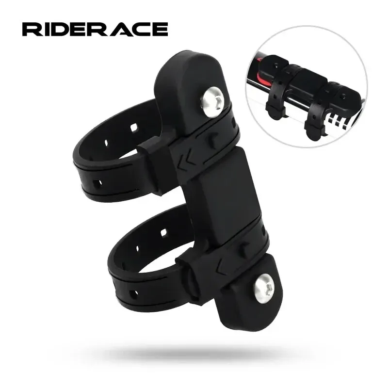 RIDERACE Fahrrad Wasser Flasche Halterung Adapter Silikon Gel Verband Wasserkocher Käfig Strap Sattelstütze Gabel Rahmen Installieren Halter Adapter