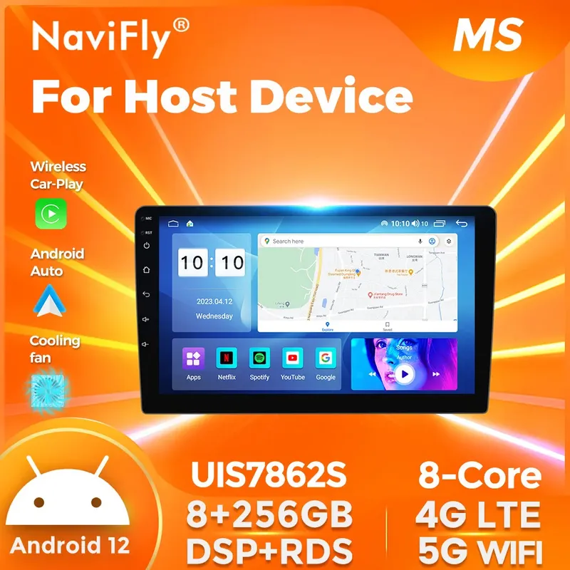 NaviFly 9 10 zoll 1280*720 Auto Multimedia Video Player Universal Stereo Radio GPS Für Volkswagen Nissan Hyundai Kia Toyota