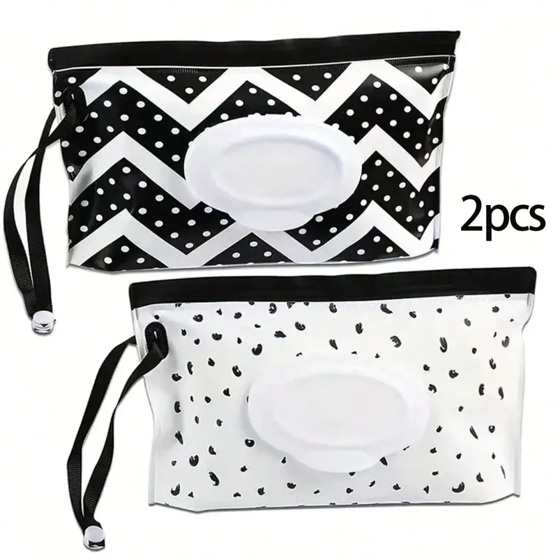 Baby-Feuchttücher-Etui, Reise-Taschentuchhalter, Aufbewahrungstasche für Feuchttücher, wiederverwendbare Beutel für Feuchttücher für Reisen, Maskentaschen, Taschentuchbeutel, nasse Tücher