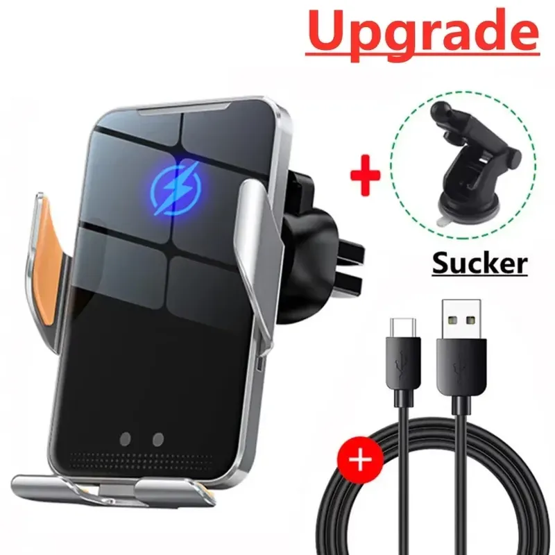 Auto-Wireless-Ladegerät, magnetische Auto-Handyhalterung für iPhone 14, 13, 12, Samsung, Infrarot-Induktion, schnelles Aufladen