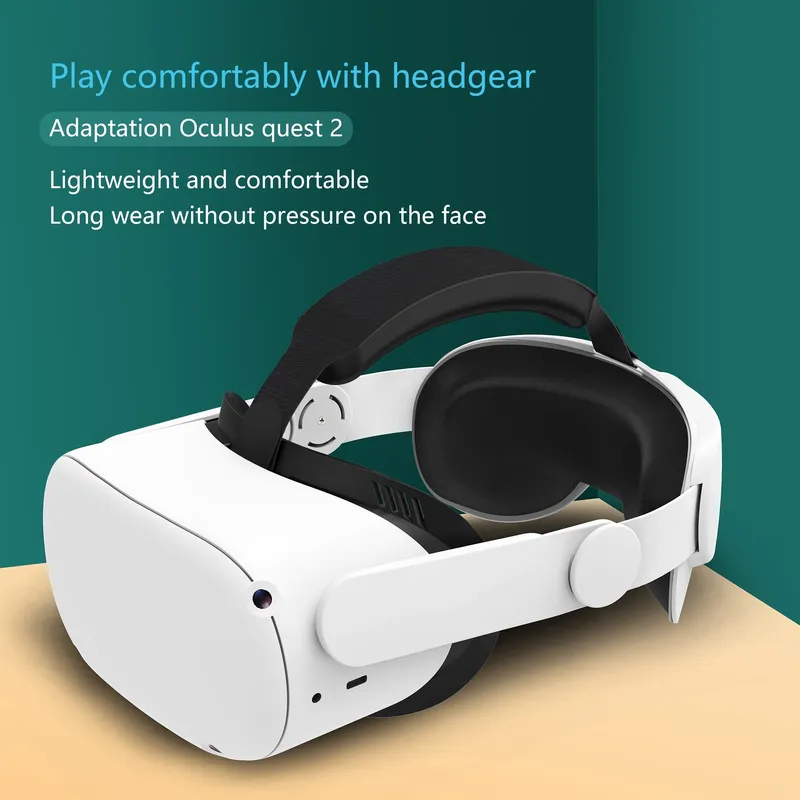 Design-Kopfband-Zubehör, kompatibel mit Quest 2, Elite-Gurt für mehr Unterstützung und Komfort, VR mit verstellbaren Kopfbändern