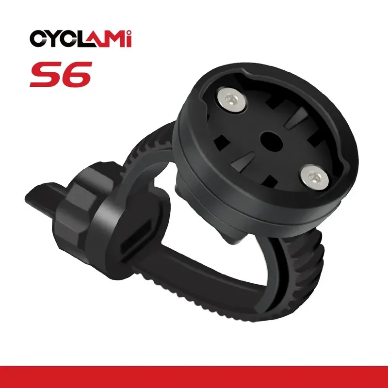CYCLAMI S6 Fahrrad GPS Computer Halterung Halterung Fahrrad Lichter Stehen Universal Geeignet Drehbare Scheinwerfer für Garmin XOSS
