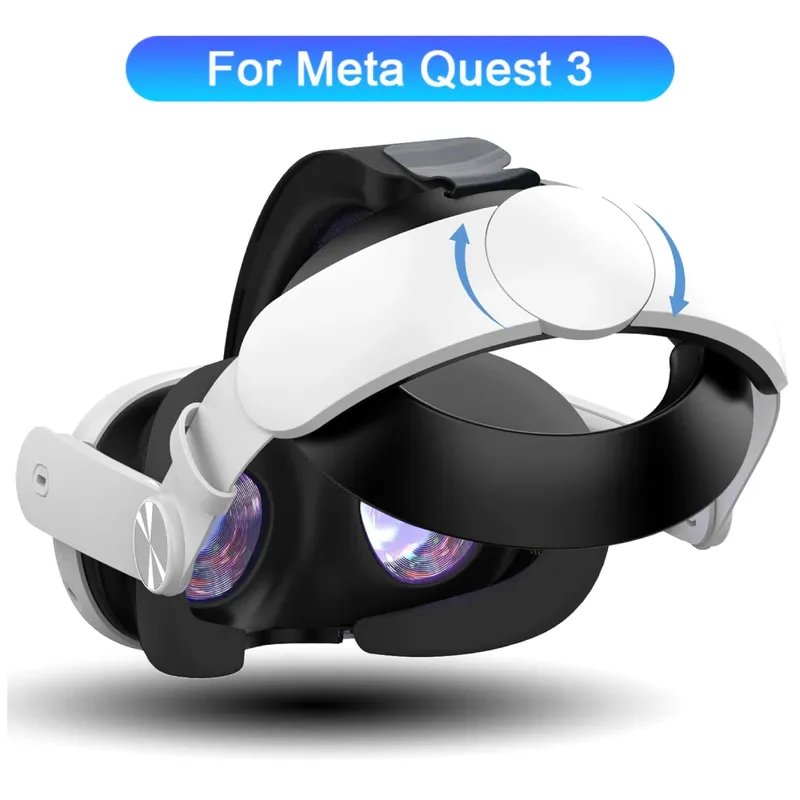 Verstellbarer Kopfgurt für Meta Quest 3S VR-Headset, Ersatz-Elite-Gurt, verbesserter Komfort für Meta Quest 3-Zubehör