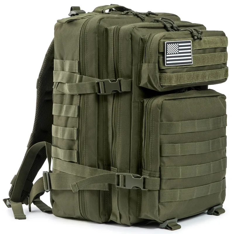 45L Taktischer Rucksack, große Kapazität, Outdoor-Rucksack, 3-Tage-Fitness-Wandertasche, Wandern, Campingausrüstung, Rucksäcke