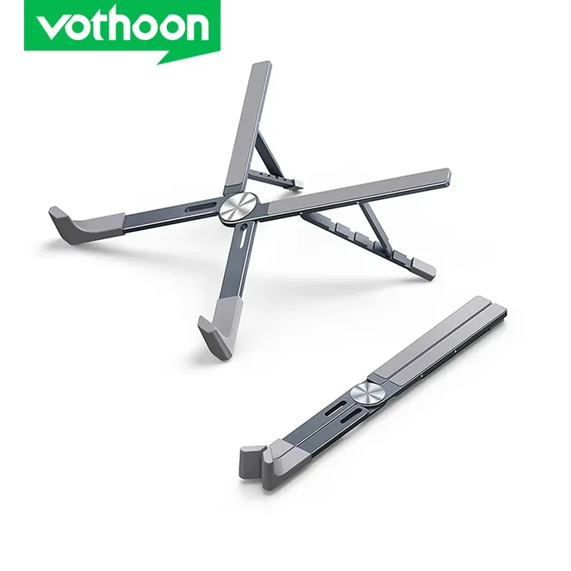Vothoon tragbarer Laptopst änder für MacBook Pro Air Aluminium faltbare Notebook Laptop Basis MacBook Halter verstellbarer Tablet-Ständer