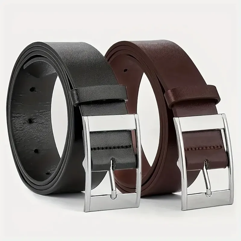 Neue Luxus Gürtel für Männer PU Leder Gürtel Metall Pin Schnalle Hohe Qualität Berühmte Marke Designer Hüftgurt Gürtel für Jeans Männer Gürtel
