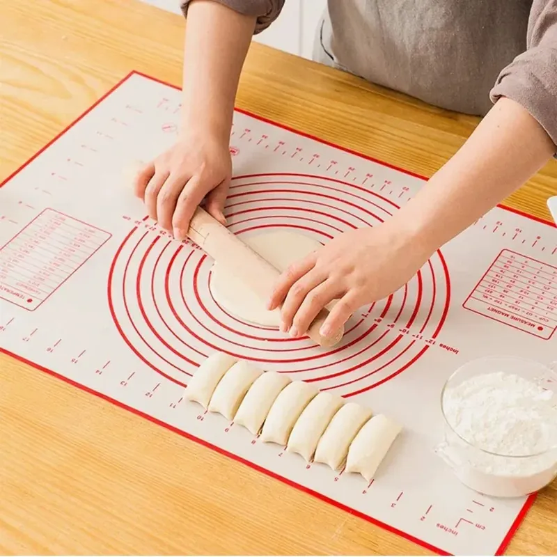 UNTIOR 1PCS Silikon Back Matte Kneten Pad Teig Matte Pizza Kuchen Teig Maker Küche Kochen Grill Antihaft Gadgets backformen