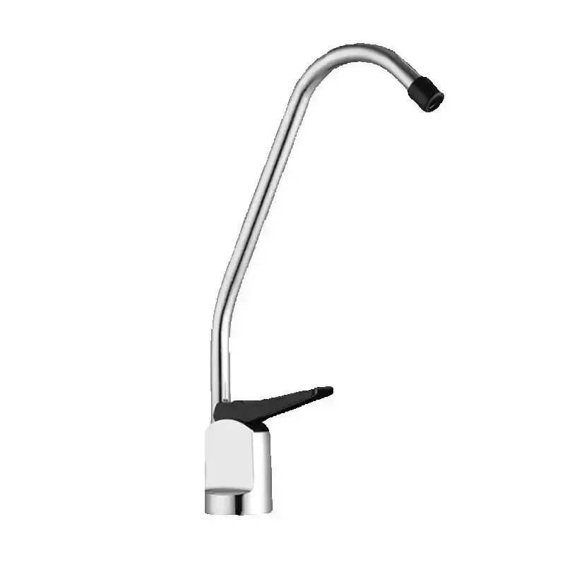 Wasserfilter-Reinigungshahn für jede RO-Einheit oder Wasserfiltrationssystem mit Crome-Spitze, 1/4 Zoll Anschluss