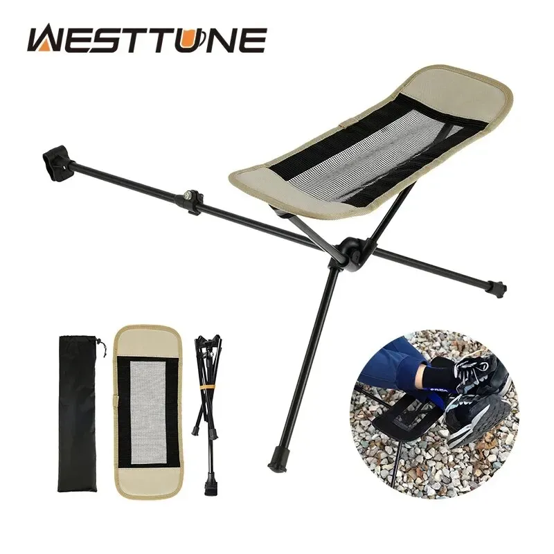 Westtune Universal Camping Stuhl Fuß stütze klappbar Fuß stütze leichter Fuß hocker für Outdoor-Angeln Strand wandern