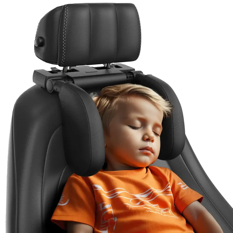 Auto-Kopfstützenkissen, verdickte Memory Foam Road Pal Kopfstütze, Nackenstützkissen, 180 °   Verstellbare Auto-Kopfstütze, Reise-Auto-Schlaf