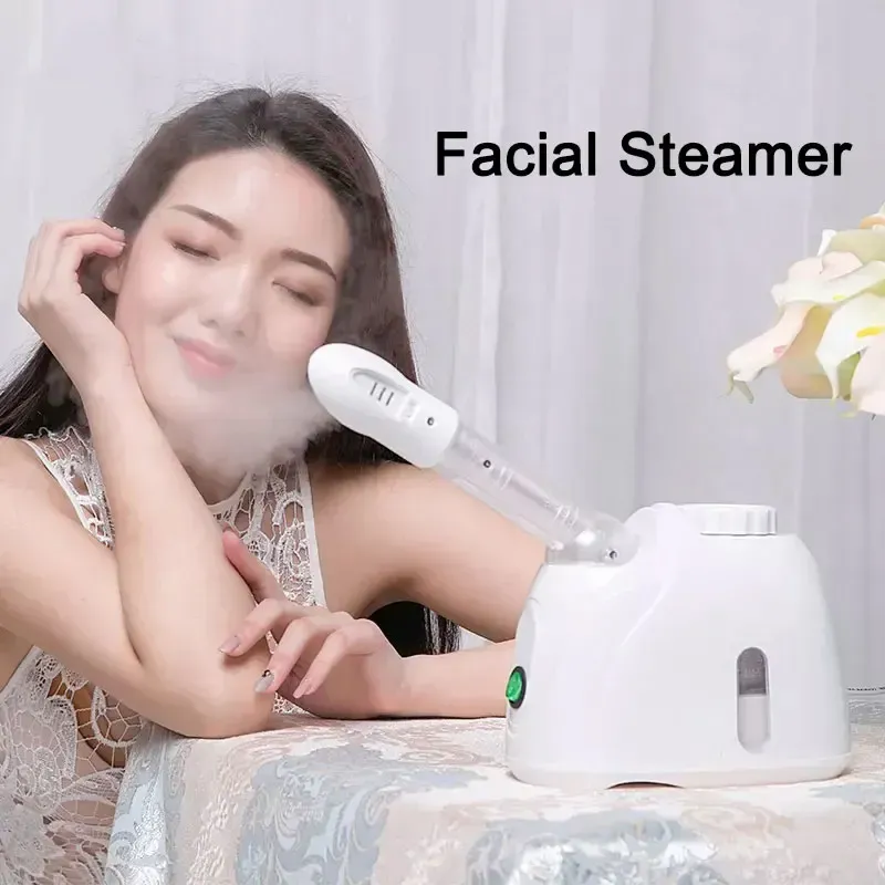 Gesichtsdampfer Home Spa Hautpflege Whitening Warm Mist Luftbefeuchter für Gesicht Tiefenreinigung Sprayer Schönheit Hautpflegegerät