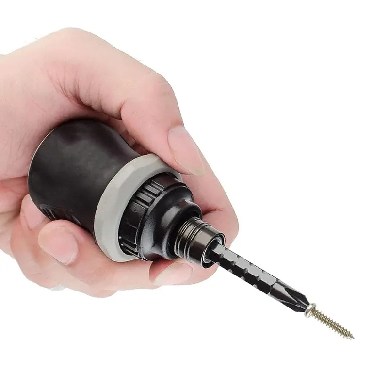 Mini-Ratschen-Präzisionsschraubendreher, magnetisch, teleskopisch, arbeitssparendes Handwerkzeug, Kreuzschlitz-Schlitz, Dual-Purpose-Kopf-Reparaturwerkzeuge