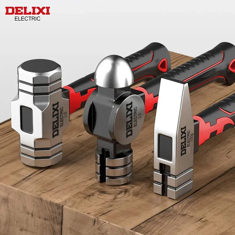 Delixi ectric multifunktion aler Mini-Klauen hammer, rutsch fester und stoß fester Hammer, profession elles, magnetisches Holzbearbeitungs-Handwerkzeug