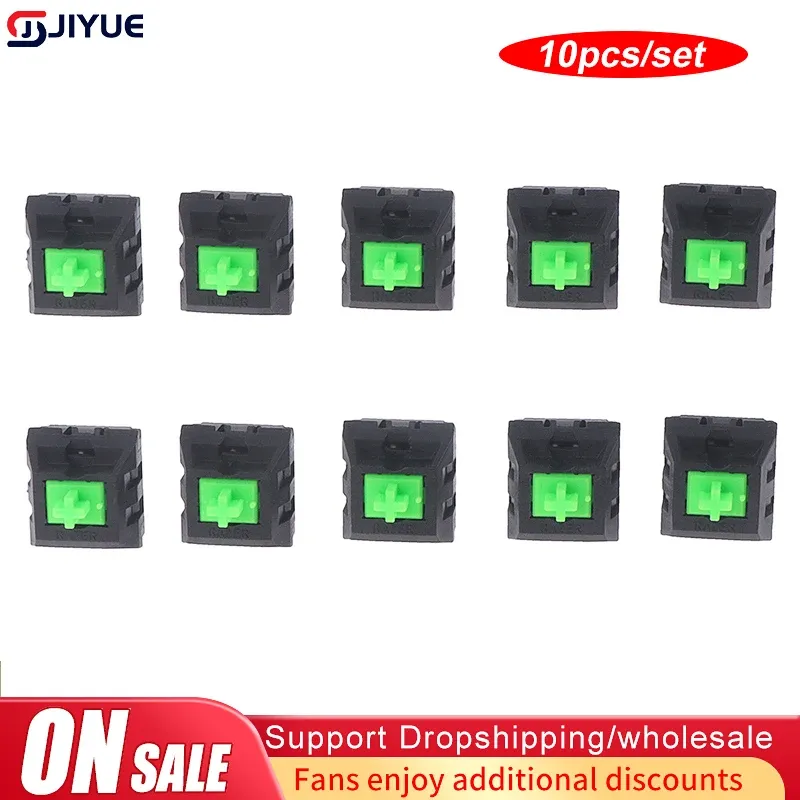 10 stücke Original Razer Grün Mechanische Schalter Ersatz Für Pushbutton Mechanische Pushbutton Razer Grün SwitchKeyboard