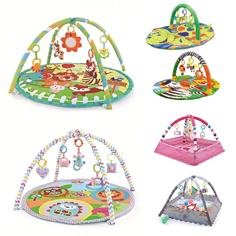 Baby Fitness Rahmen Für Kinder Spielen Matte Rack Krabbeln Decke Infant Spielen Teppich Geschenk Kinder Aktivität Gym Matte Kinder Spielzeug