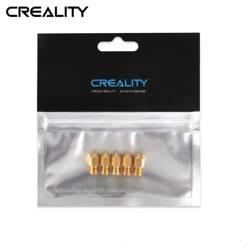 Creality Ender 3 Messingdüsen 0,2/0,4/0,6/0,8/1,0 mm für Ender 3/Ender 3 V2/3 Pro/3 Max/Ender 5/CR10 Serie 3D-Druckerdüsen