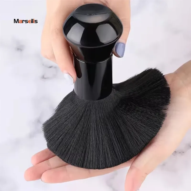 Marseilis Weiche Bürste Hals Staub Entferner Weiche Hals Pinsel Für Haar Schneiden Hals und Gesichts Reinigung Haar Kehr Pinsel Salon Werkzeuge