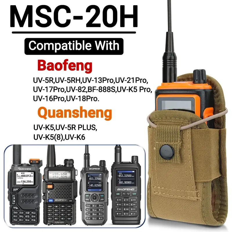 Taktische Walkie Talkie Tasche Oxford Molle Radio Beutel Halter Tasche Tragbare Outdoor Jagd Sport Taille Tasche Sprech Holster