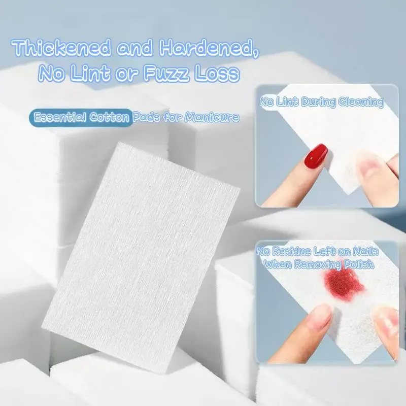 450 stücke Fusselfreie Nagellackentferner Tücher Baumwolle Tücher Maniküre Reiniger UV Gel Nagellack Entfernung Pads Papiere Reinigung werkzeuge
