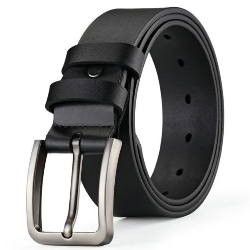 Neue Business Freizeit männer Legierung Platz Pin Schnalle Gürtel Männlich Berühmte Marke Luxus Designer Pu Leder Jeans Gürtel für Männer
