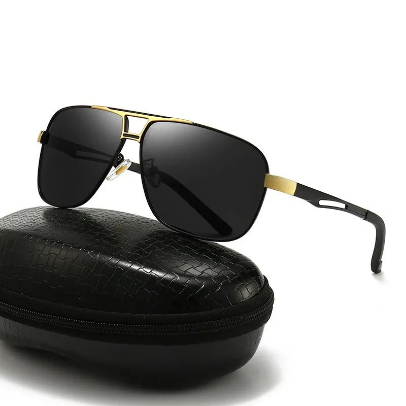 Marke Design Luxus Quadrat Polarisierte Sonnenbrille Für Männer Frauen Mode Klassische Retro Fahren Angeln Legierung Sonnenbrille Brillen