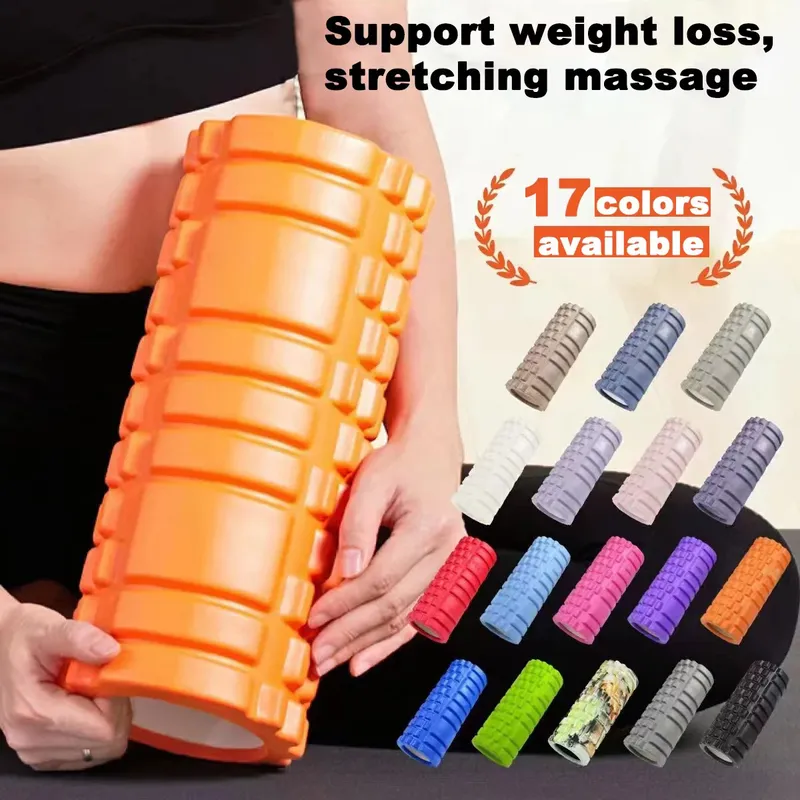 33*14 cm Yoga Spalte Schaum Achse Massage Roller Muskel Zurück Muskel MassageDas Gitter Zurück Training Set Versand