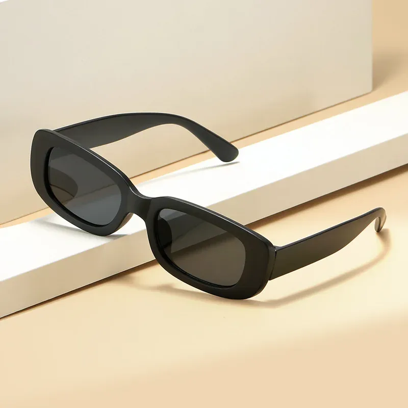 Box schwarz neue Sonnenbrille männliche europäische Brille weibliche Retro Anti-UV-Sonnenbrille - 3.49 EUR