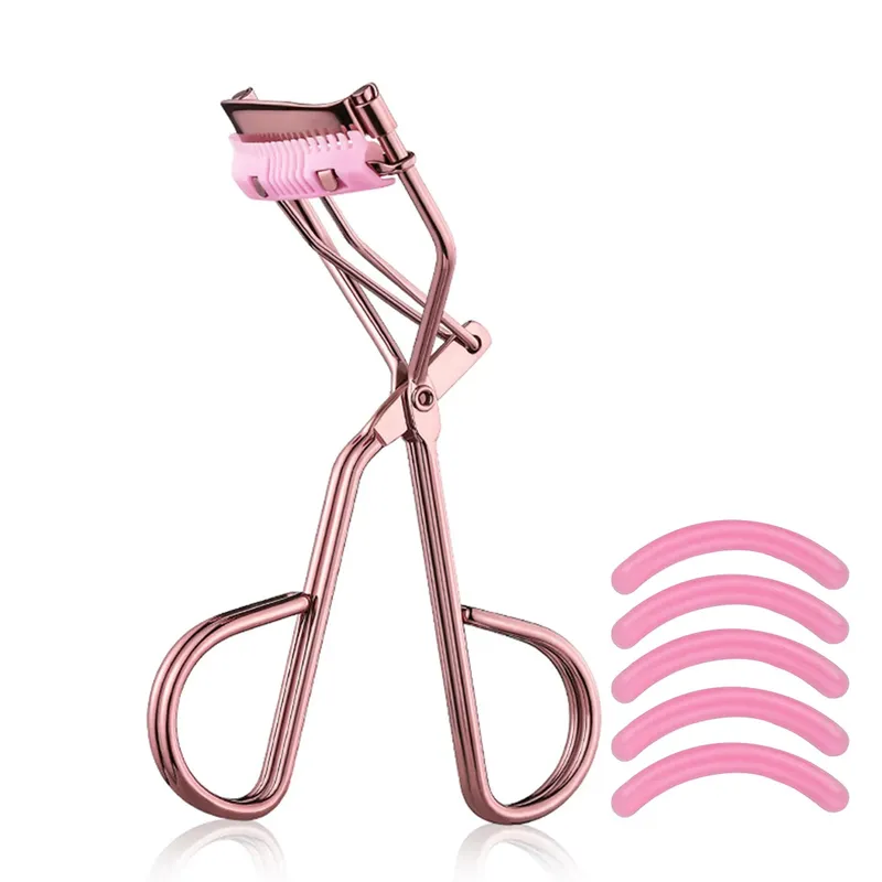 Professionelle Wimpernzange mit Ersatzpads Wimpern Kosmetik Make-up-Tools für Frauen Wimpern Curling Zubehör