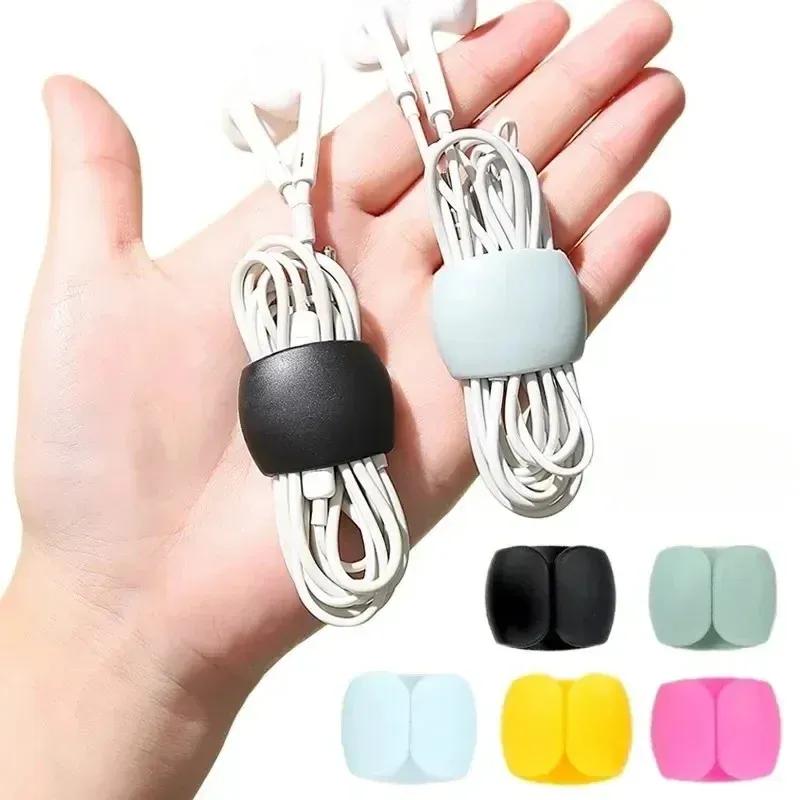 5/10/15/20 Stück Kabelmanagement-Clips, selbstklebende Ladekabelhalter für Schreibtisch/Auto/Reisen (Anti-Tangle-Design)