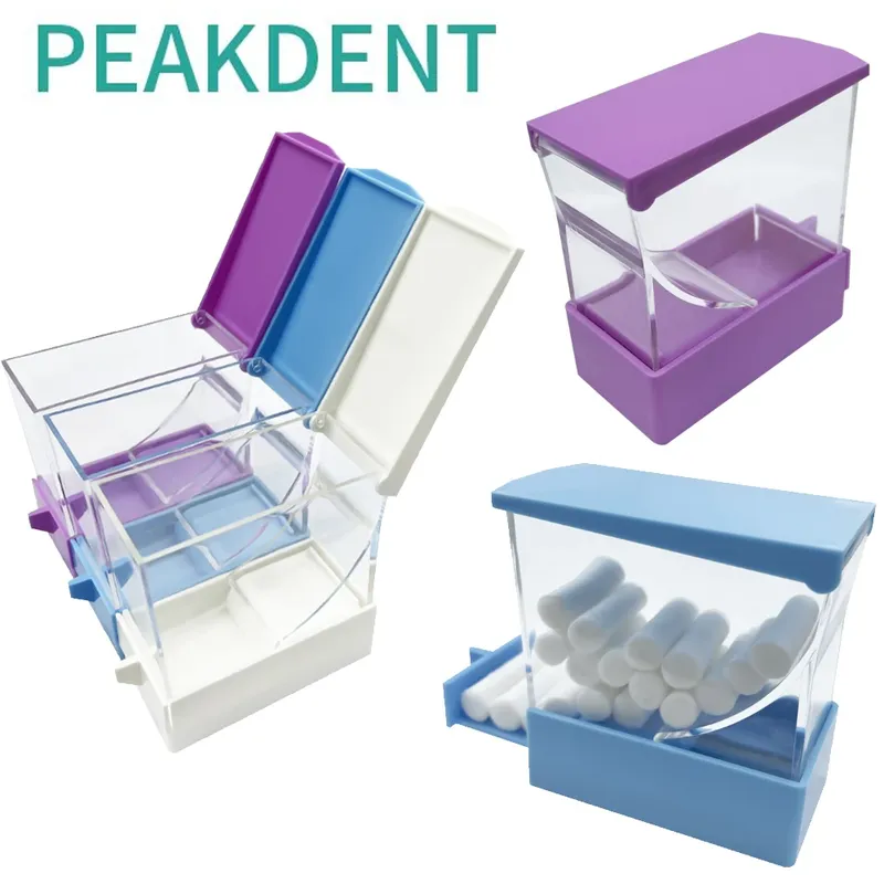 1 Stück Dental Baumwoll rolle Spender halter Veranstalter Schublade Stil Zahnmedizin Tupfer Teiler Boxen Odontologia Oral Hygienic Tool