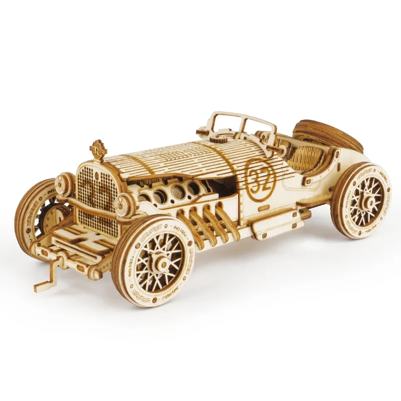 3D-Auto-Holzpuzzle, maßstabsgetreues Modell, DIY-Modellbausatz, handgefertigtes Geschenk, Heimdekoration, mechanischer Modellbausatz, Bauspielzeug, Geburtstag/Chri