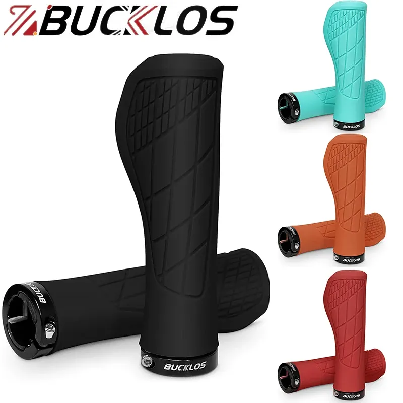 BUCKLOS MTB-Lenkergriffe, ergonomisch, bequem, Mountainbike, Lokc-Griffe, Fahrrad, weicher Gummi-Lenkergriff, Fahrradzubehör