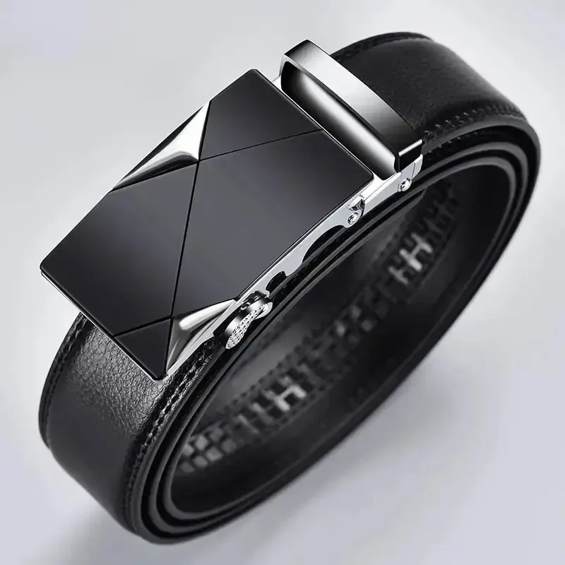 Mode-Business Männer Gürtel Echte Luxus Marke Gürtel Metall Schnalle Gürtel Hochwertige PU Leder Weichen Gürtel Mit Cargo Hosen Jeans