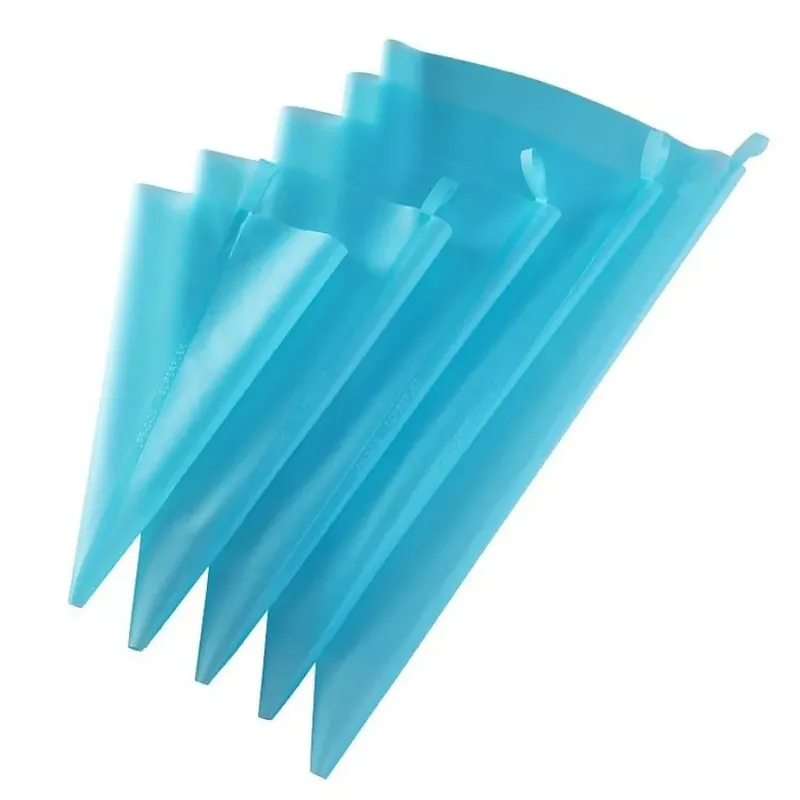 Silikon Icing Paspeln Spritzbeutel Wiederverwendbare Kuchen Creme Tasche Cupcake Fondant Backen Und Bäckerei Zubehör Küche Dekorieren Werkzeuge